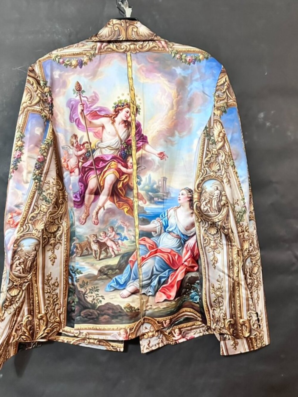 Conceptual Subculture Custom Bespoke Baroque Satin Blazer Size Large Rococo Myth - Picture 9 of 16